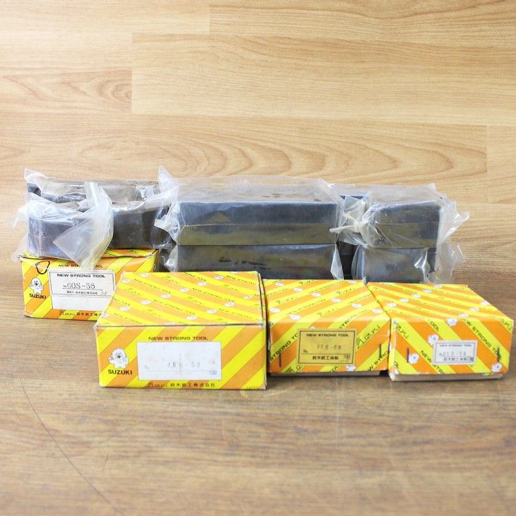NEW STRONG TOOL /鈴木鉄工 25,40,60S-58/25,F25,F40,F60S-58/4,5,6,-S ステップクランプ・ブロックまとめて
