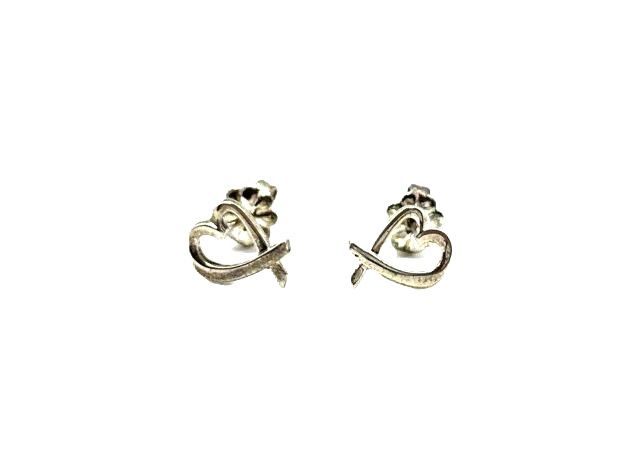 TIFFANY&Co. ティファニー ラビングハートピアス/SV/1.3g ﾊﾟﾛﾏ・ﾋﾟｶｿ