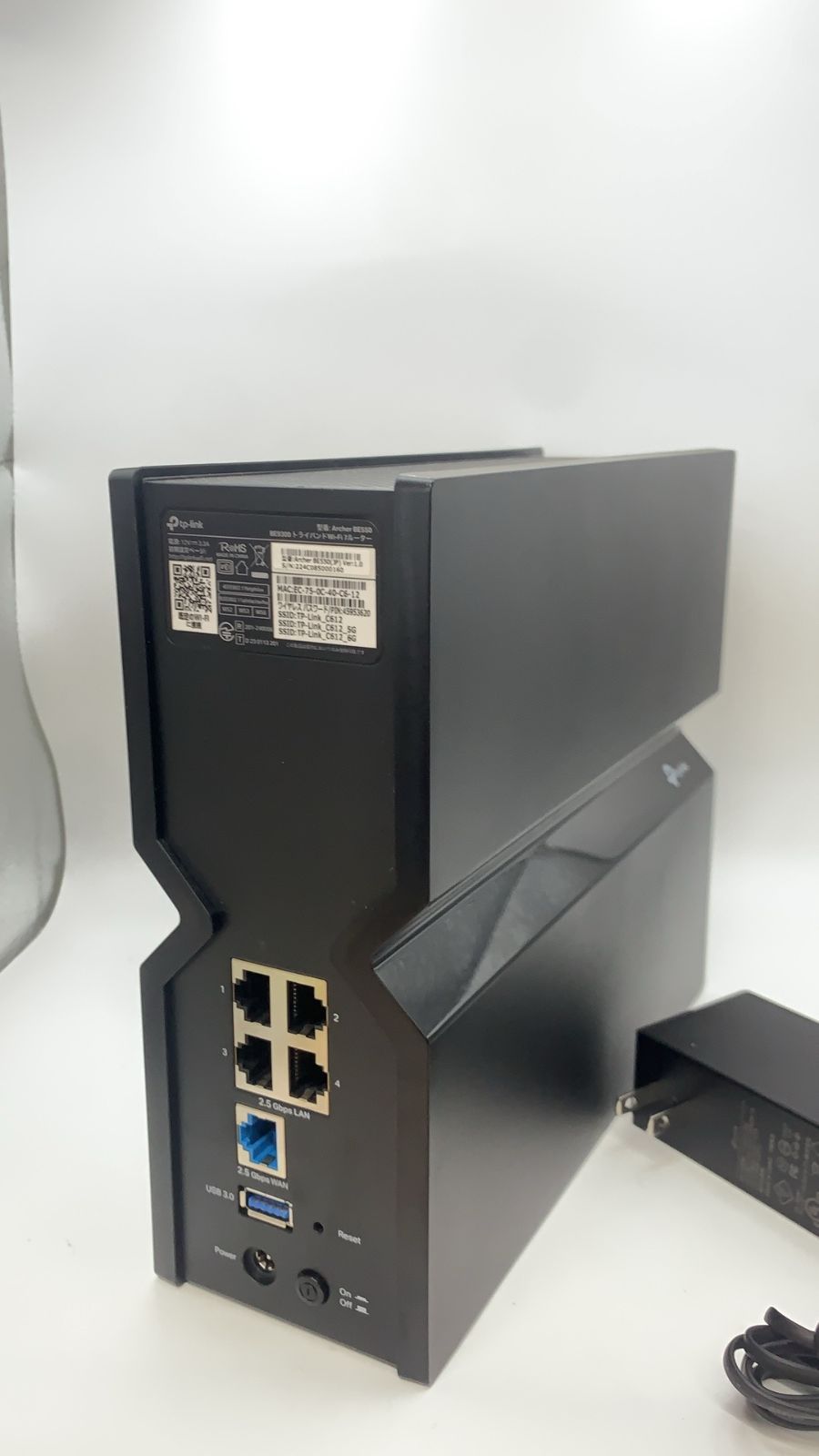 TP-Link Archer BE550 トライバンド Wi-Fi 7 ルーター--531556