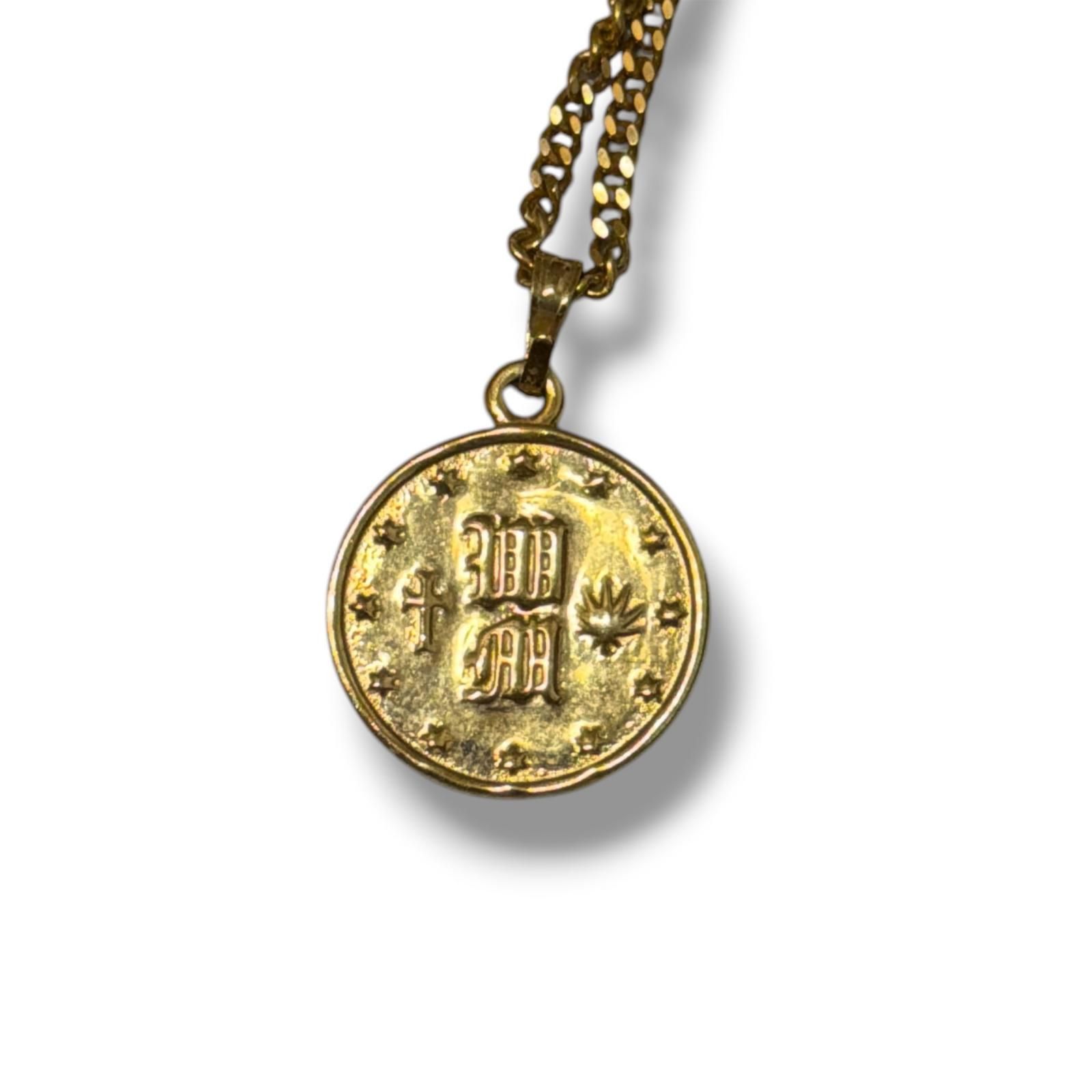 参考上代22000円 WACKO MARIA 25AW COIN NECKLACE ネックレス ワコマリア WMGP-NL05 ゴールド O/S （16367M） 参考上代22000円 WACKO MARIA 25AW COIN NECKLACE コインネックレス