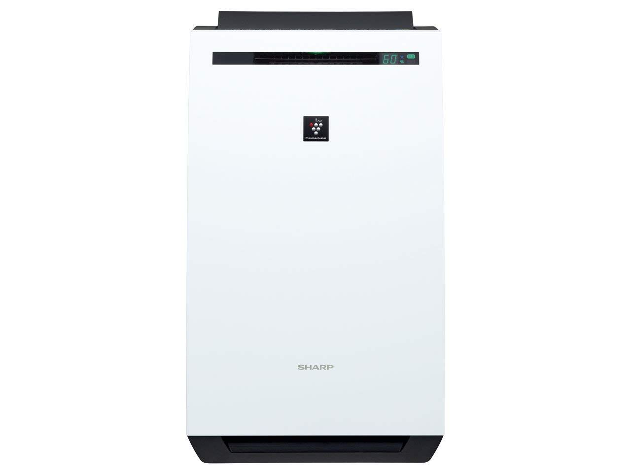 シャープ 除湿機 兼 加湿空気清浄機 除湿 9L / プラズマクラスター 7000 スタンダード 18畳 / 空気清浄 32畳 ホワイト KC-HD70-W [9L除湿+加湿 [スタンダード]]