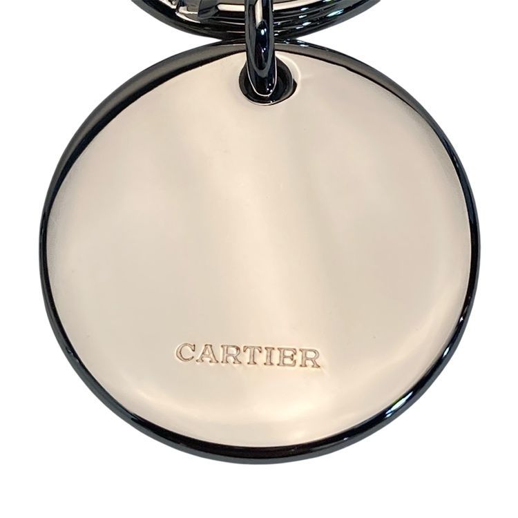 Cartier カルティエ ロゴ モチーフ キーホルダー チャーム バック