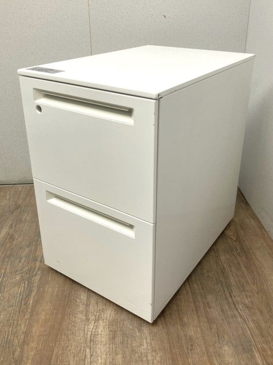 【中古品】オカムラ アドバンスシリーズ 2段インサイドワゴン DNC1CG Z975 ホワイト
