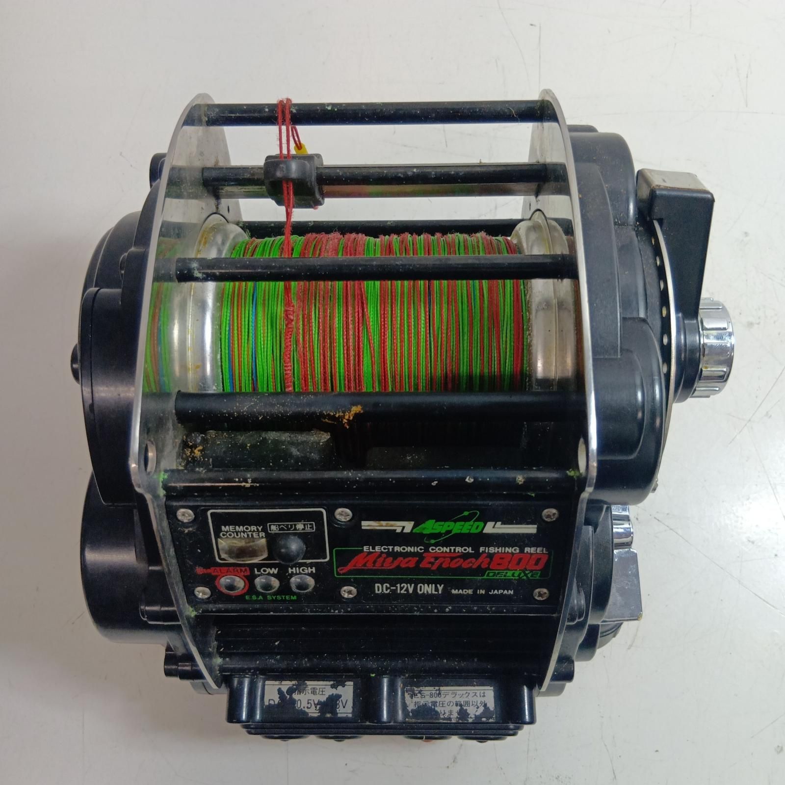 Miya Epoch 釣り用品 リール 電動リール 800 DELUXE キズ・サビ有 程度