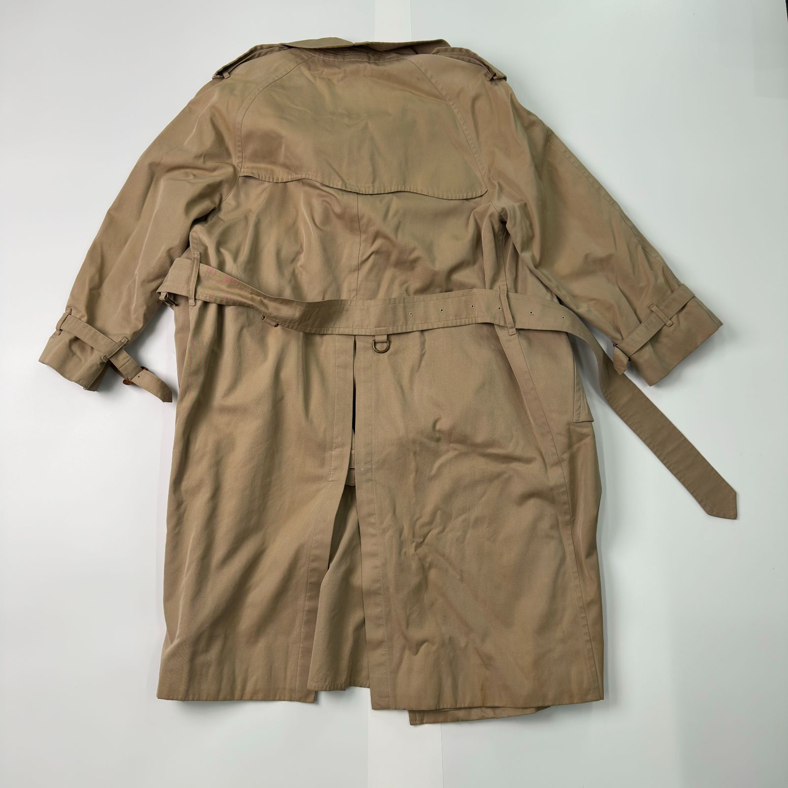 Burberry バーバリー トレンチコート裏地チェック カーキベージュ