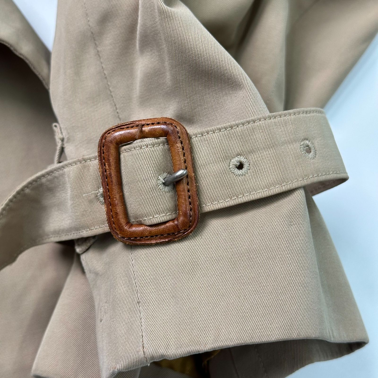 Burberry バーバリー トレンチコート裏地チェック カーキベージュ