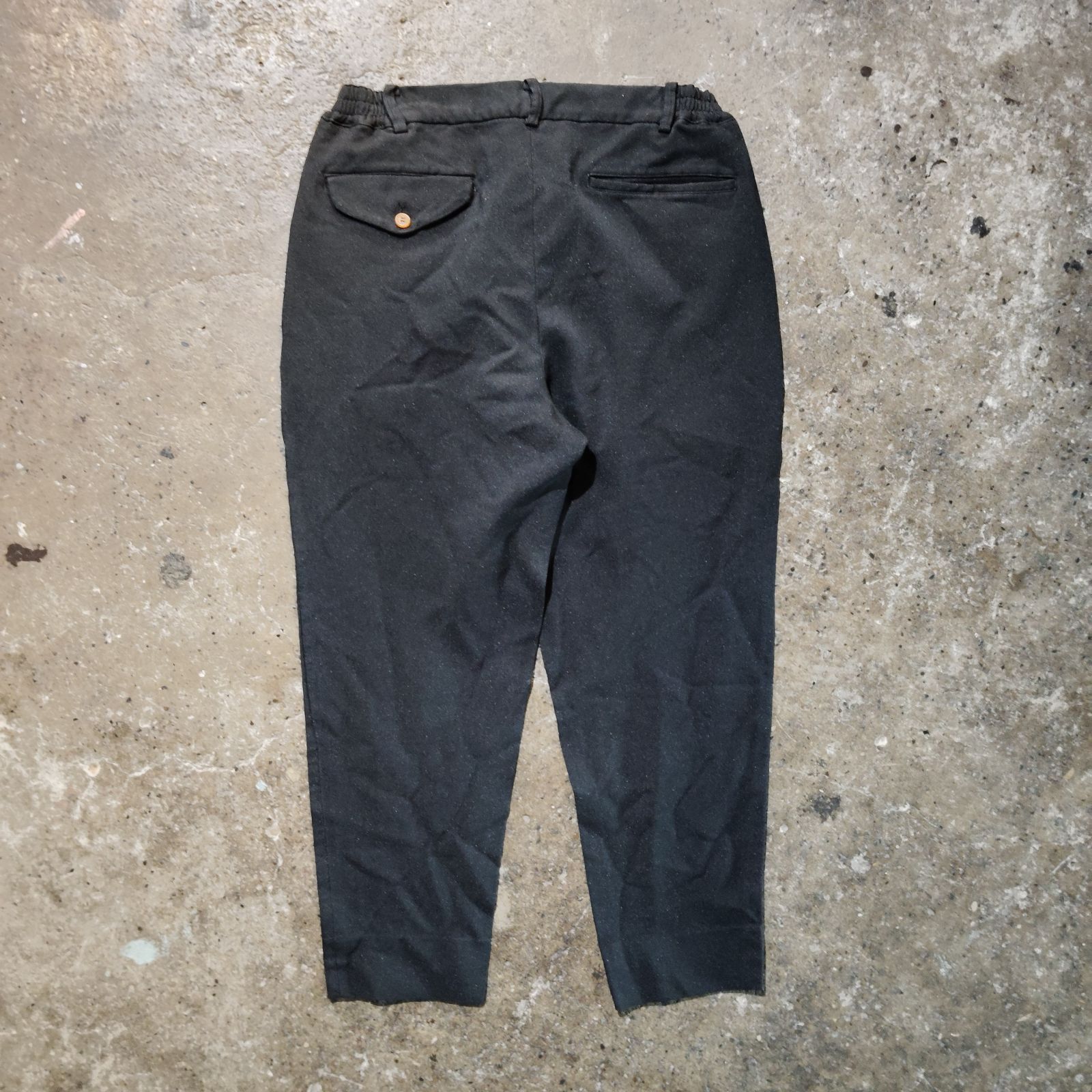 COMME des GARCONS HOMME DEUX 21ss エステル縮絨イージーパンツ ポリ