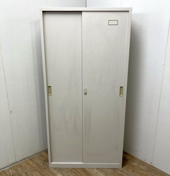 【中古品】イトーキ 引違い書庫 HN-36YN-WE グレー