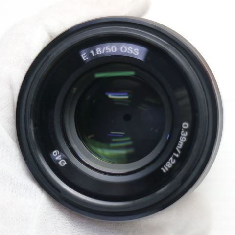 超美品 SONY E 50mm F1.8 OSS SEL50F18 望遠単焦点レンズ Eマウント