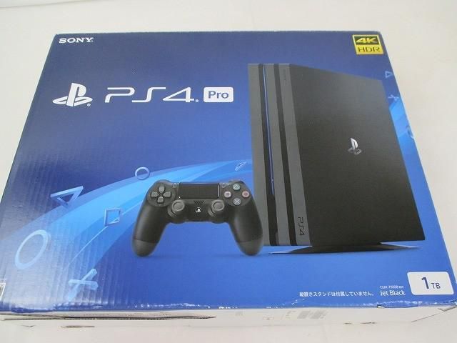 【まとめ売り 中古品】 ゲーム プレイステーション4 PS4本体 Pro 1TB CUH-7100B 動作品 箱・説・周辺機器付き