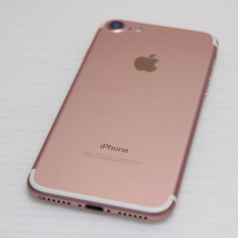超美品 SIMフリー iPhone7 128GB ローズゴールド 即日発送 スマホ