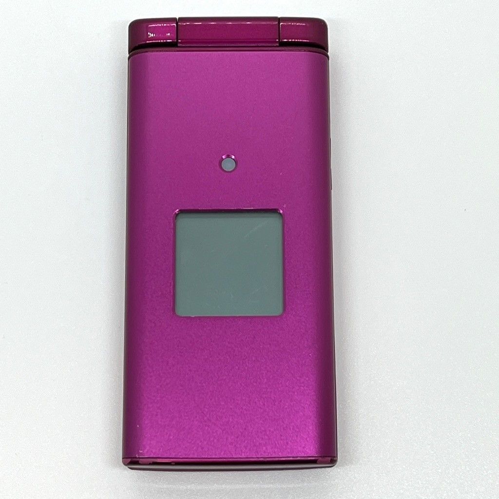 かんたんケータイ KYF38 ワインレッド 中古 SIMロック解除済 - メルカリ
