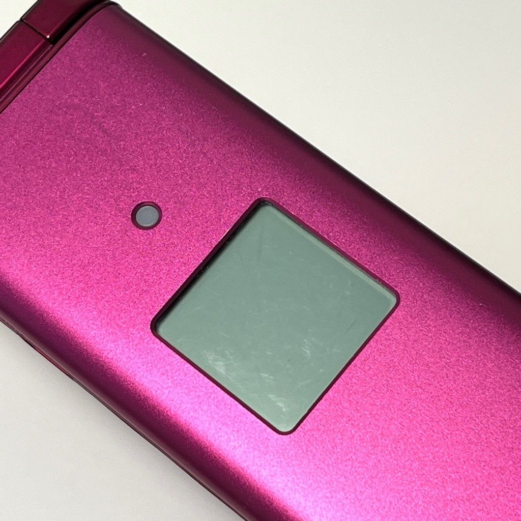 かんたんケータイ KYF38 ワインレッド 中古 SIMロック解除済 - メルカリ