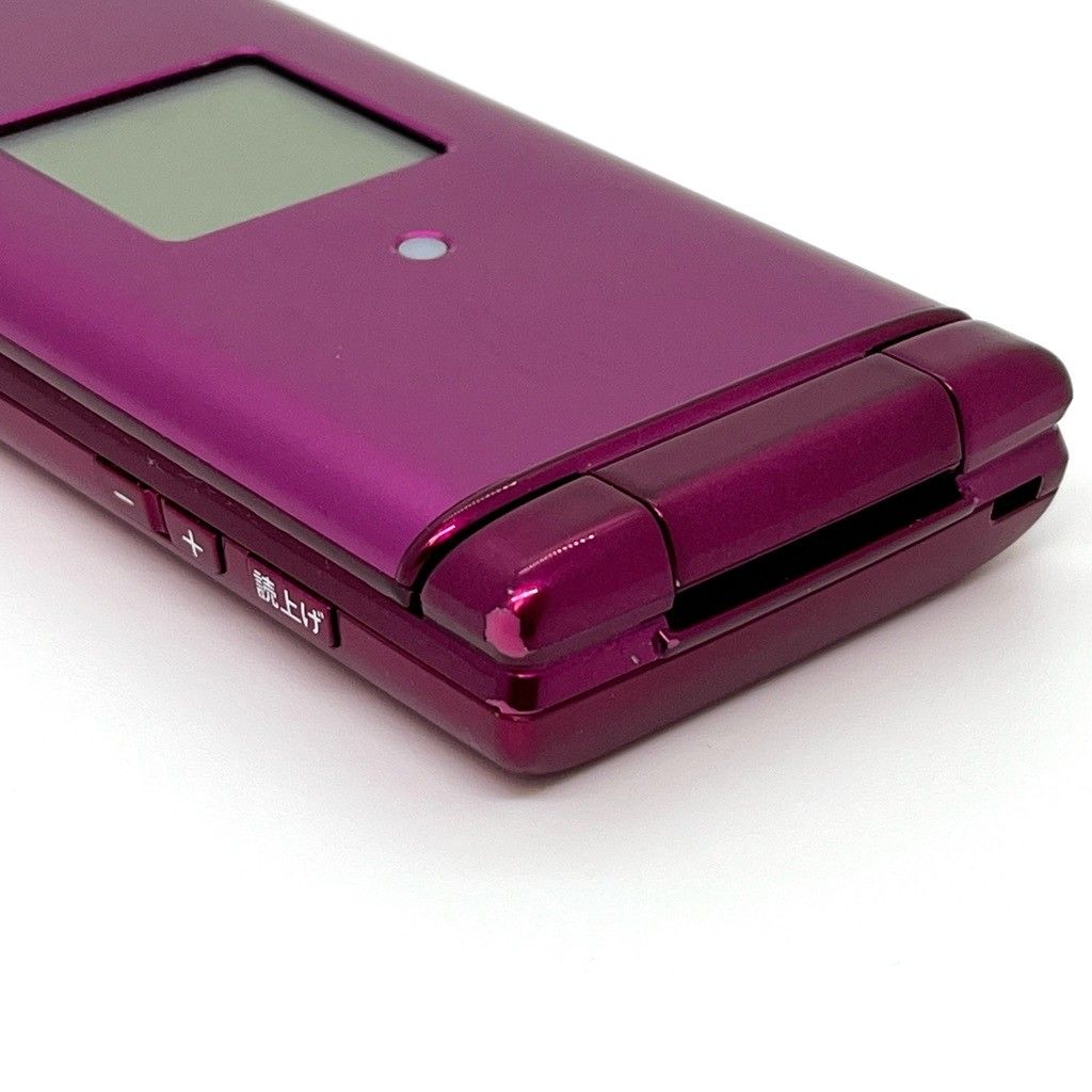 かんたんケータイ KYF38 ワインレッド 中古 SIMロック解除済 - メルカリ