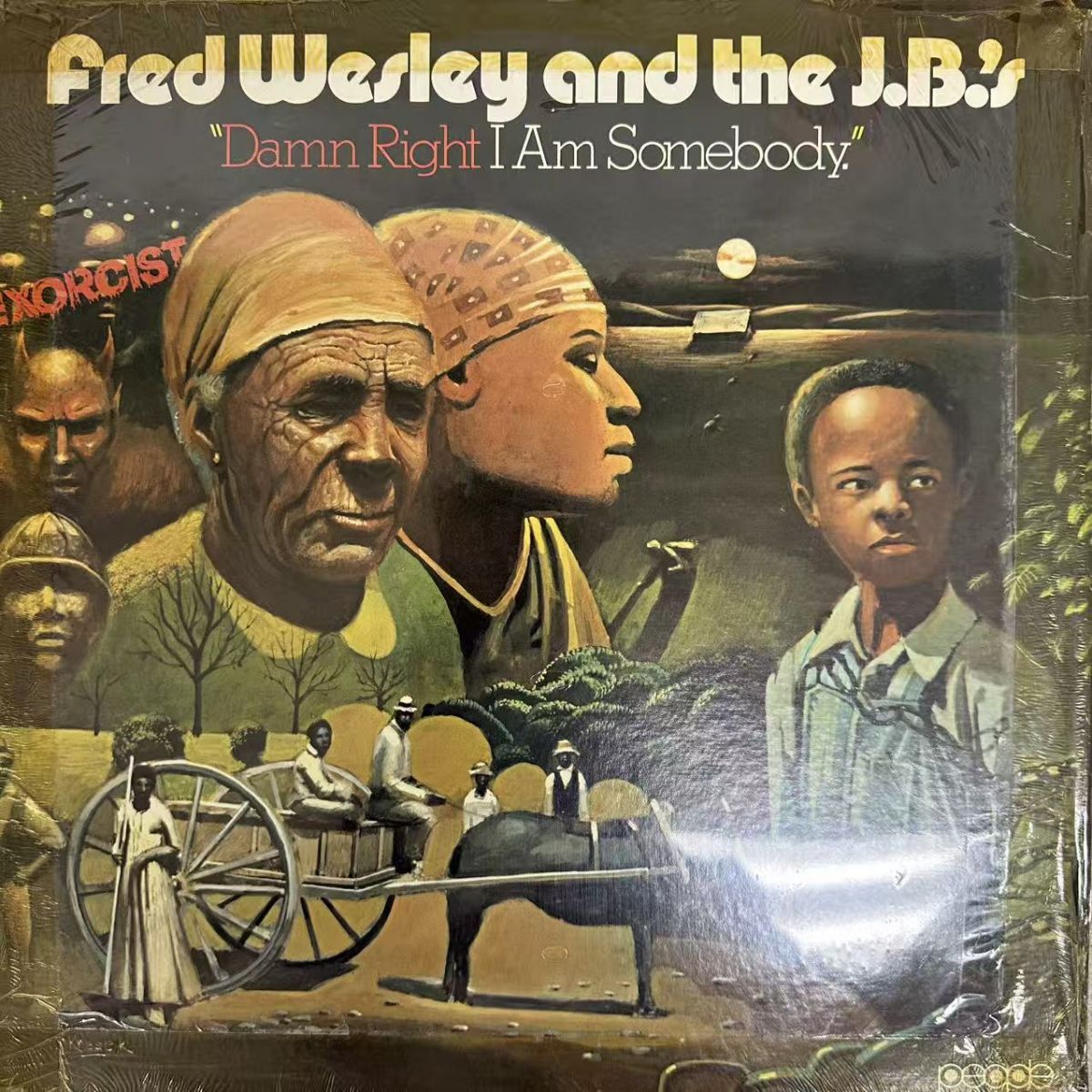 ORIG / STERLING刻印 / シュリンク付 / Fred Wesley and The J.B.'s / Damn Right I Am Somebody / PE 6602 / レコード/record/LP