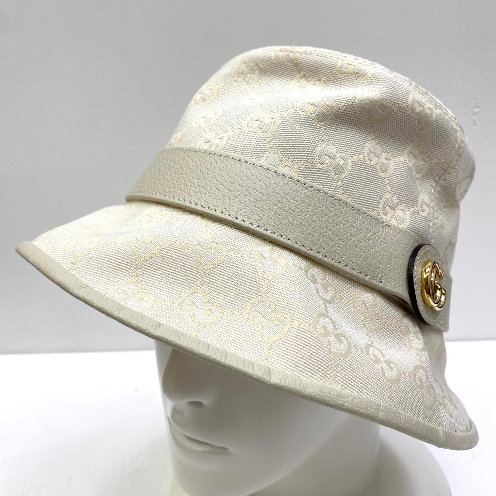 【加古川店】 中古 GUCCI | グッチ ハット 748476 4HG62 GGキャンバス サイズ：58 【135】