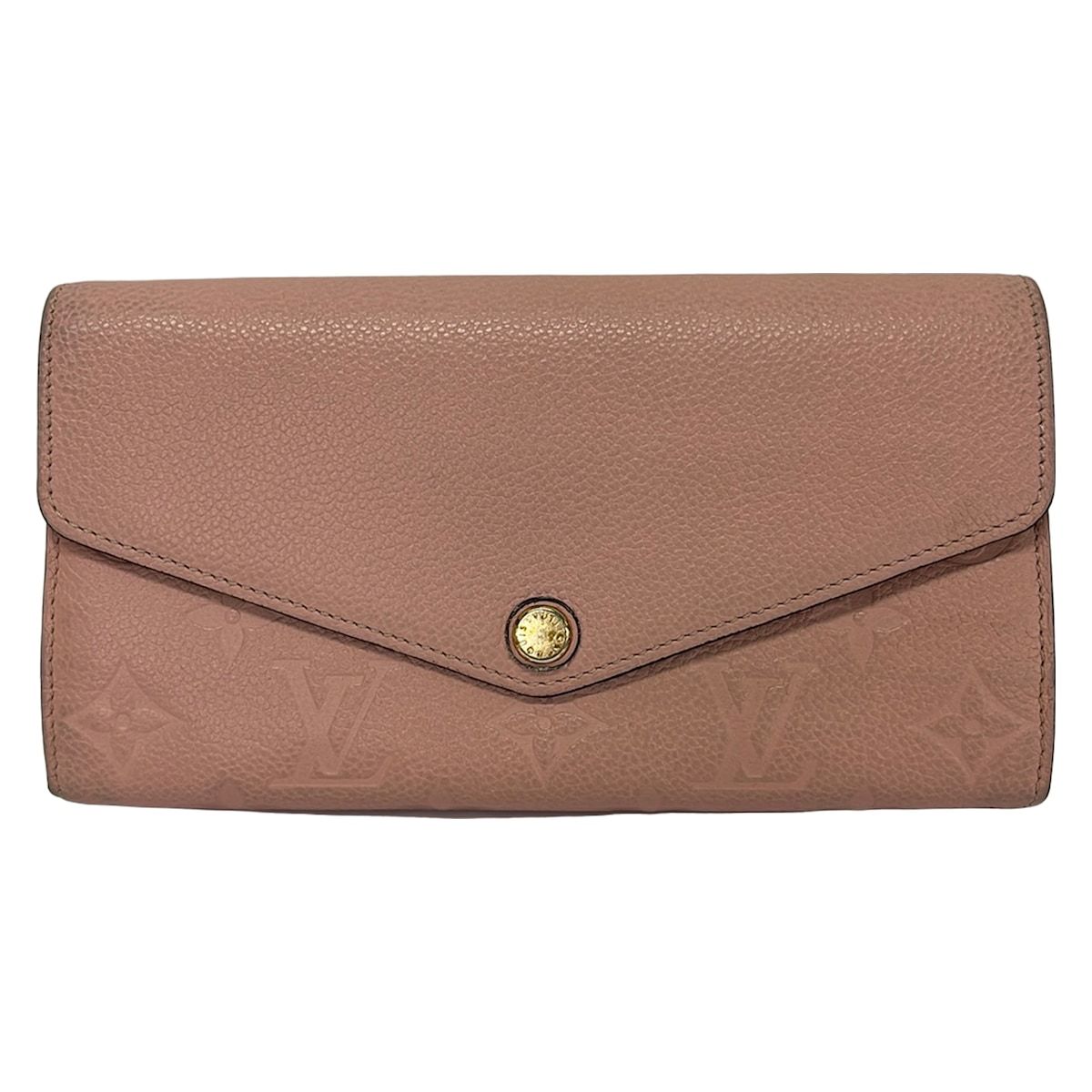 LOUIS VUITTON(ルイヴィトン) 長財布 モノグラム・アンプラント ポルトフォイユサラ M61291 ローズ・バレリーヌ レザー
