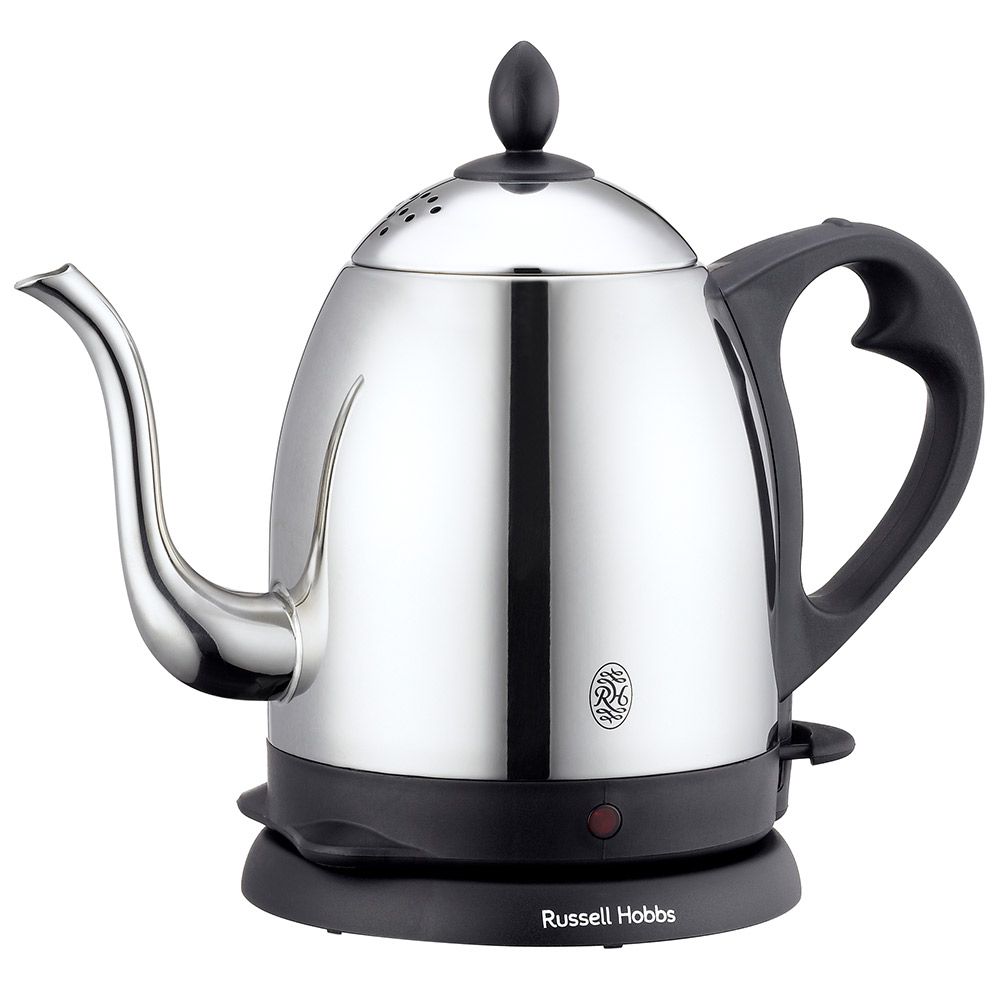 ラッセルホブス カフェケトル 0.8L Russell Hobbs 7408JP マットブラック 7408JP-88【電気ケトル ドリップ 細口 ステンレス ドリップケトル 電気 キッチン家電】シルバー