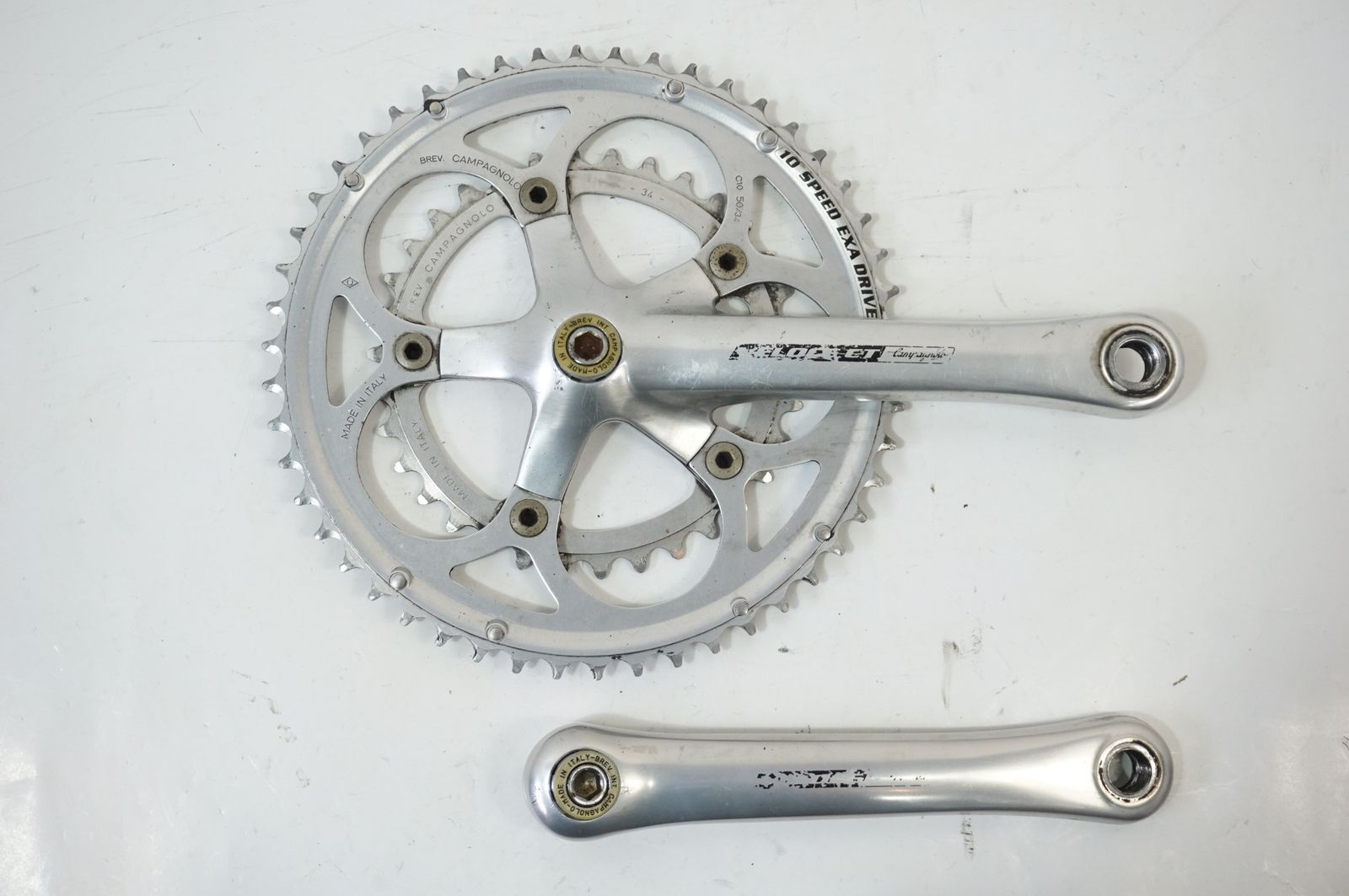 訳あり品 カンパニョーロ ヴェローチェクランク 170mm50/34 bb付 CAMPAGNOLO 「カンパニョーロ」 VELOCE 50-34T 170mm クランクセット