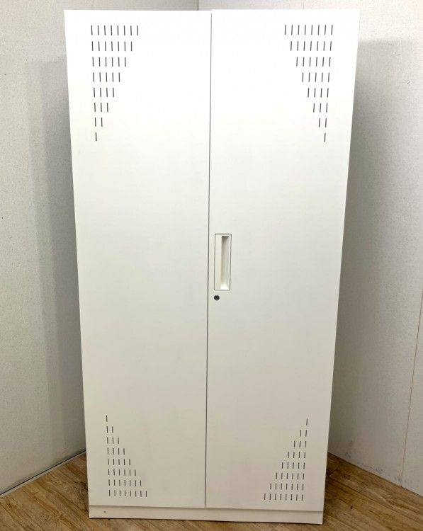 【中古品】コクヨ エディアシリーズ 両開き書庫 BUWH-S79SAWN ホワイト