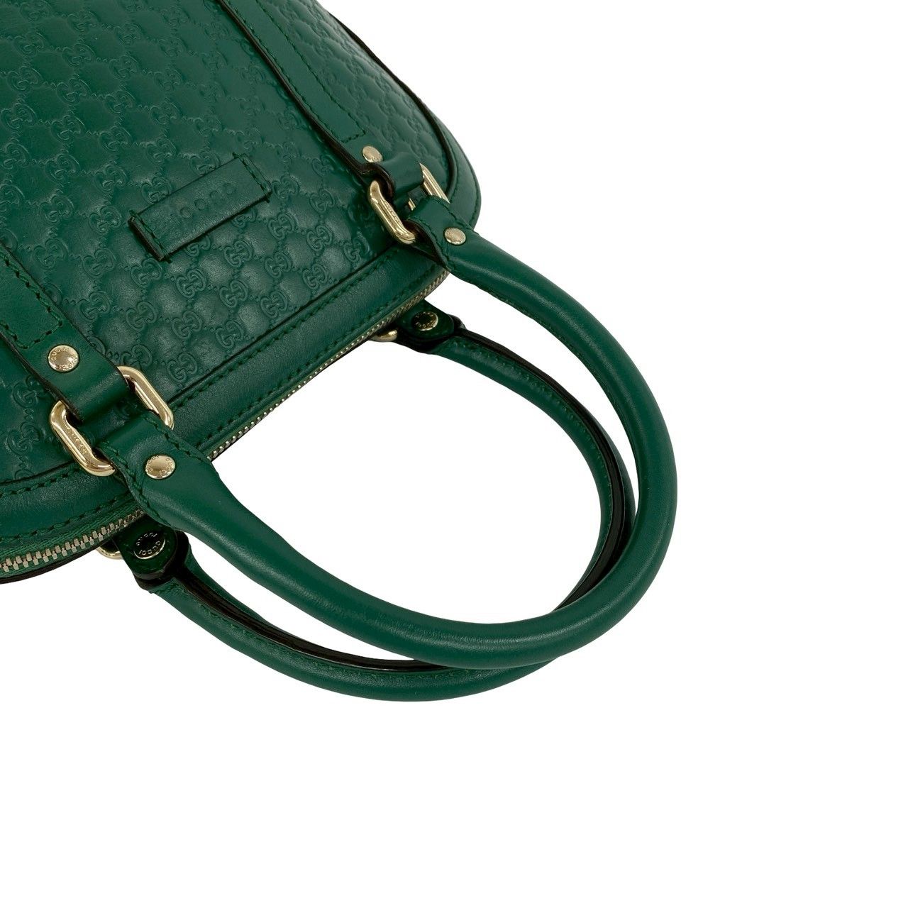 極 美品 GUCCI グッチ マイクロ グッチシマ レザー 本革 2way 