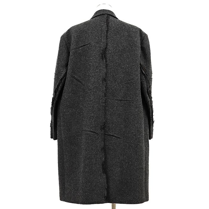 極美品】PRADA プラダ コート シェットランドウール サイズ 46