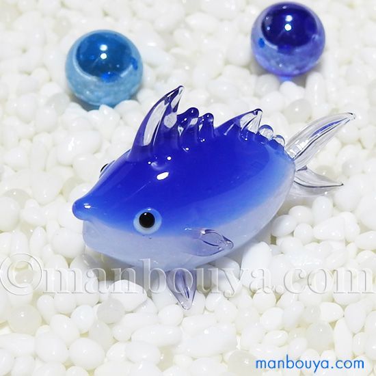 魚 ミニチュア ガラス細工 海の生き物 水族館 グッズ グラススクエア