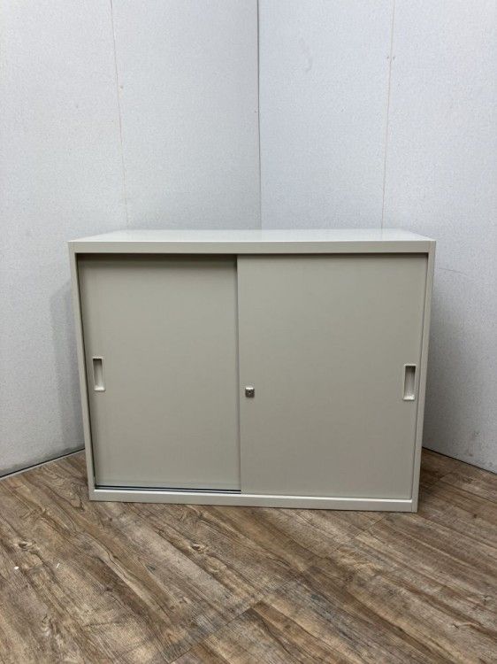 【アウトレット品】アルプス 引違い書庫 TZS-7 グレー
