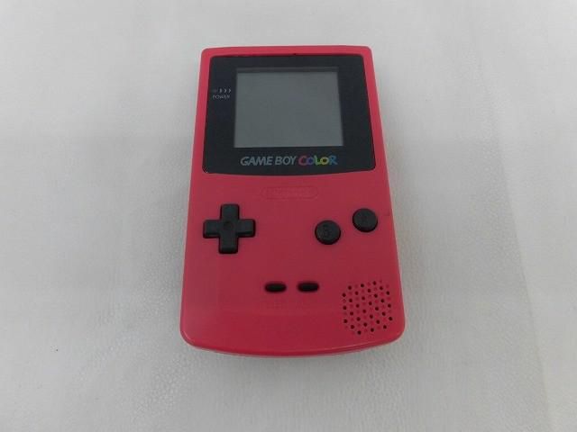 中古品 ゲーム ゲームボーイ 本体 CGB-001 レッド 動作品 本体のみ