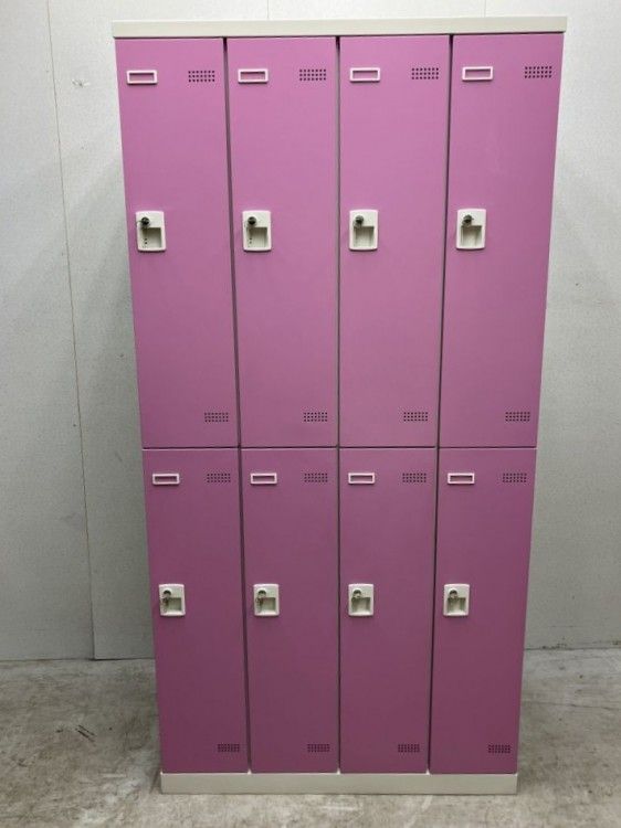 【中古品】生興 8人用ロッカー SLBP-8 その他のカラー