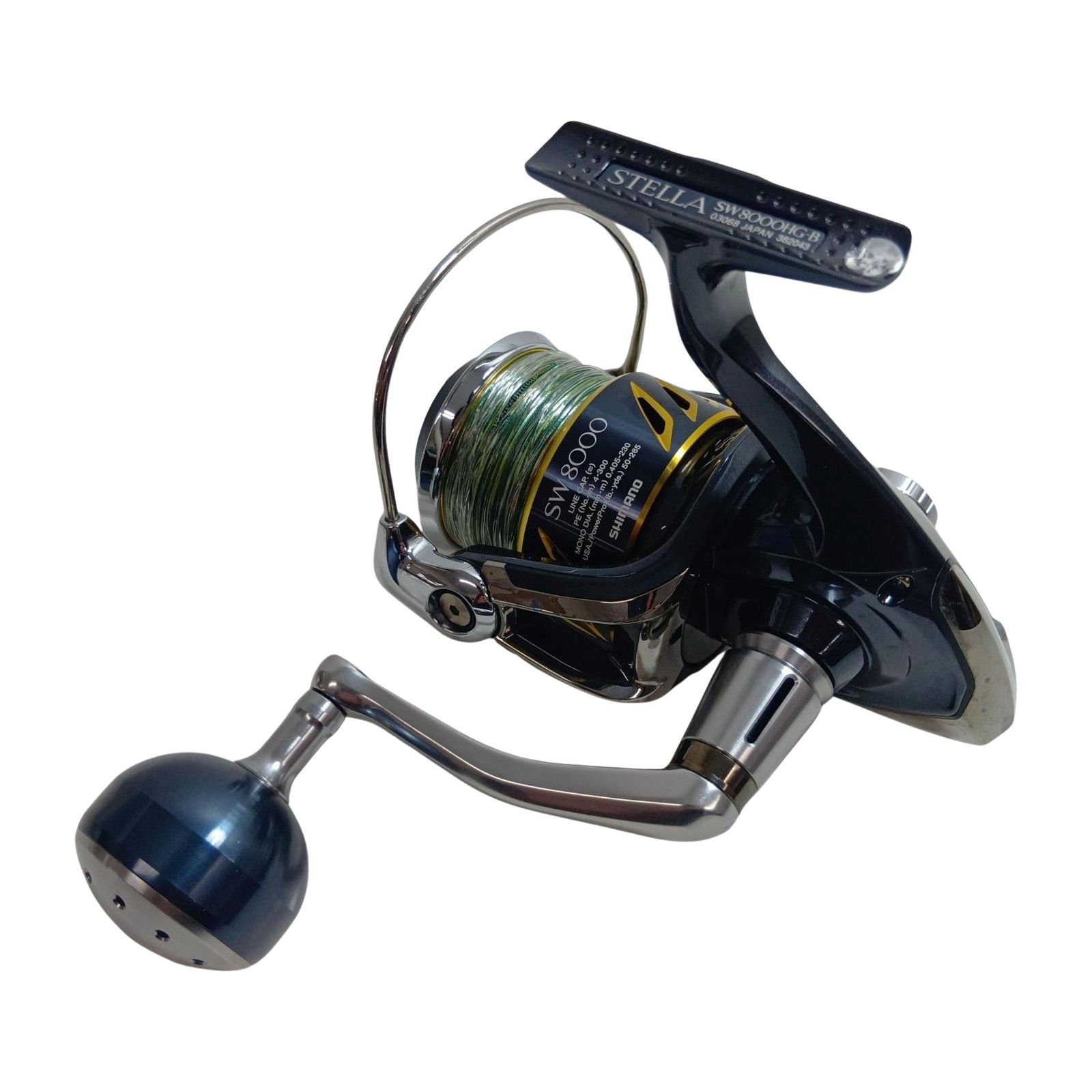 SHIMANO シマノ 03068 釣り用品 リール スピニングリール 13ステラSW 8000HG キズ有 程度AB