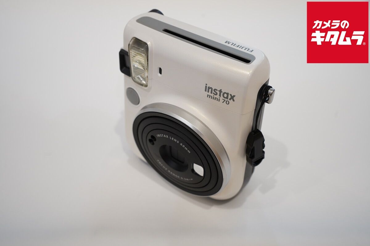 【中古】 【良品】 フジフイルム インスタントカメラ instax mini 70 「チェキ」 ホワイト