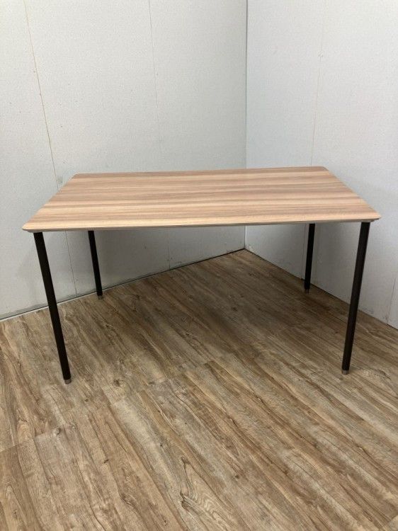 【中古品】インテリアズ 1280ミーティングテーブル ブラウン