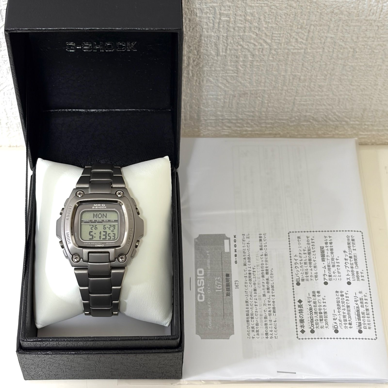 T887）超希少！美品 正常稼動 CASIO カシオ G-SHOCK ジーショック MR-G