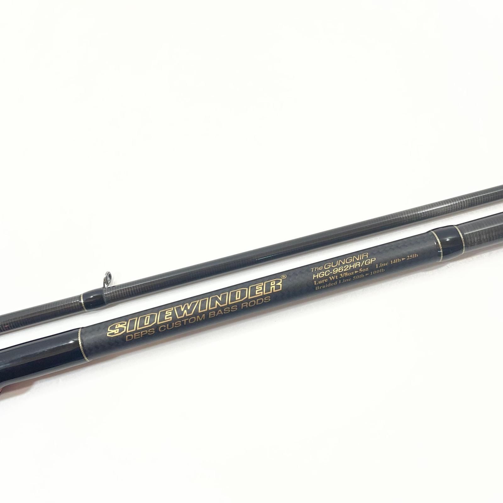 【尾張小牧店】 中古 Deps | デプス ロッド SIDEWINDER サイドワインダー HGC-962HR/GP 釣竿 2ピース 【84】