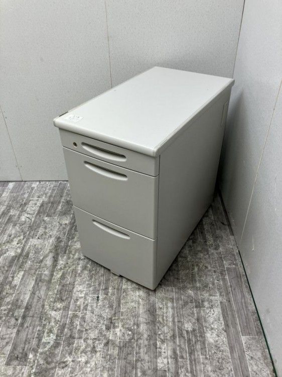【中古品】オカムラ SDシリーズ 3段脇机 DS36ZG MB51 グレー