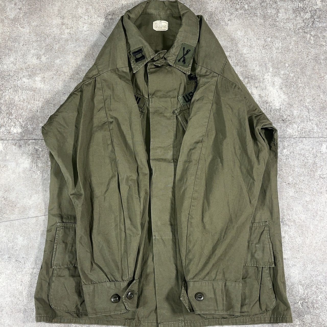 U.S.ARMY 60's ジャングルファティーグジャケット 5TH 69年会計 SMALL