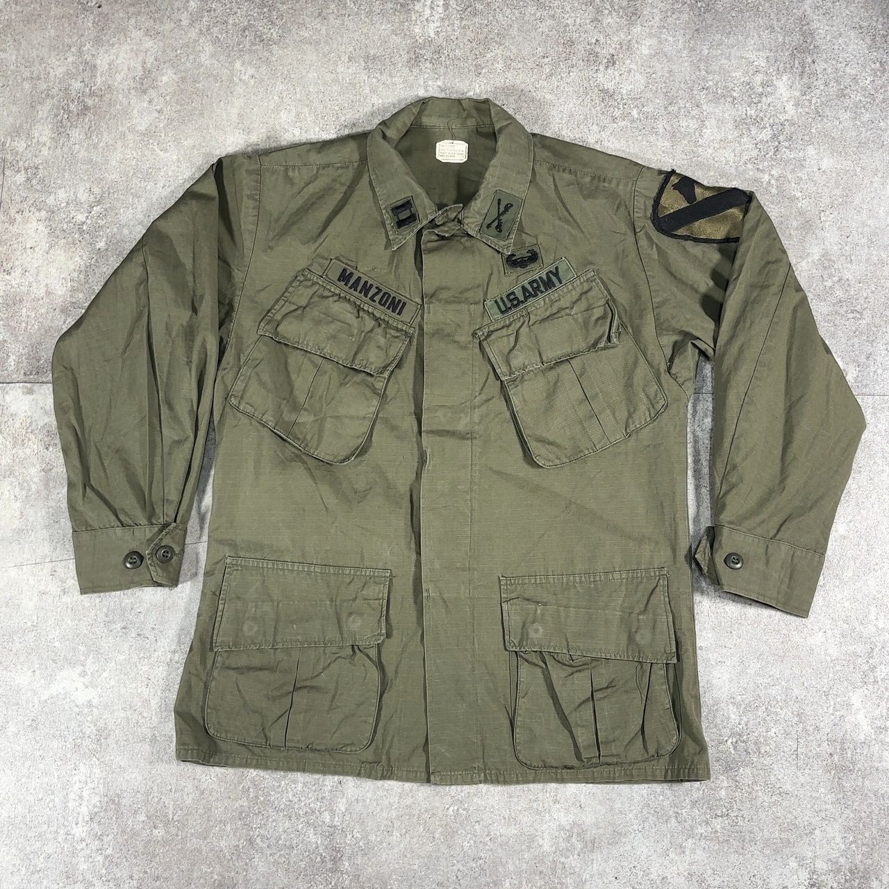 U.S.ARMY 60's ジャングルファティーグジャケット 5TH 69年会計 SMALL
