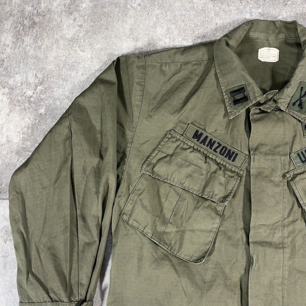 U.S.ARMY 60's ジャングルファティーグジャケット 5TH 69年会計 SMALL