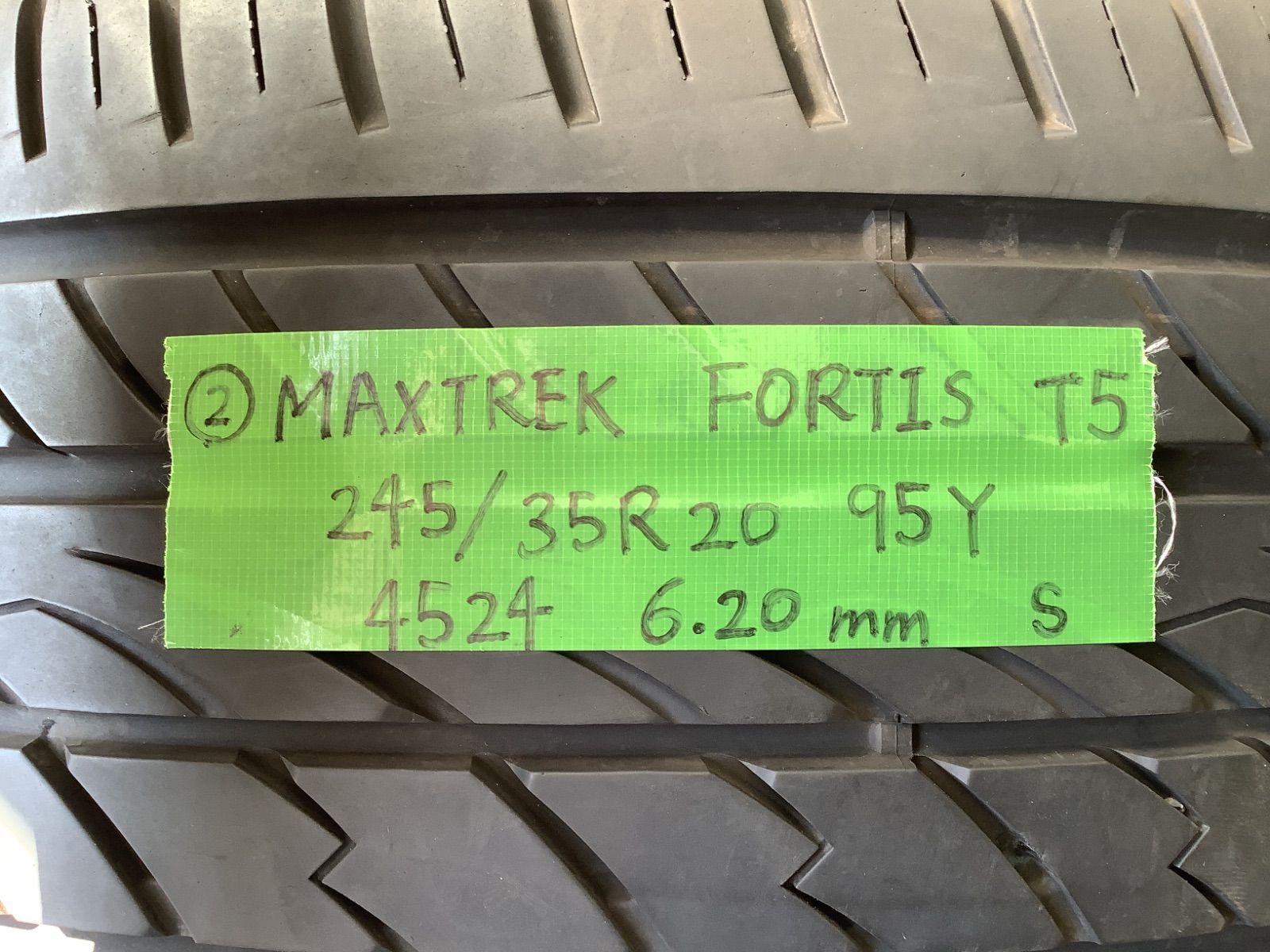 送料込み] 245/35R20 95Y 2024年製 MAXTREK FORTIS T5 マックス