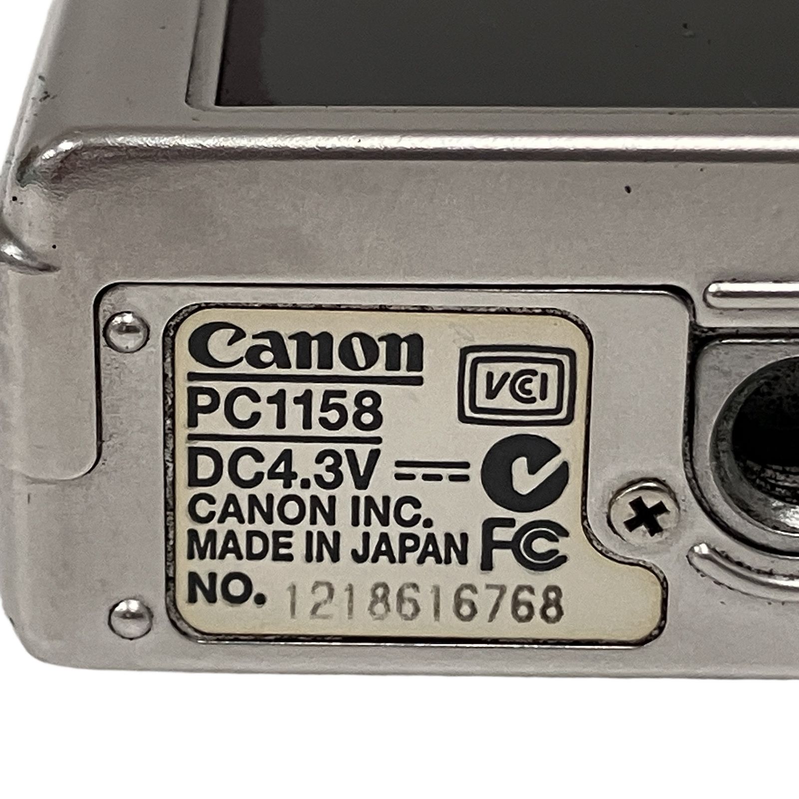 Canon IXY DIGITAL 60 コンパクトデジタルカメラ キャノン カメラ 通電