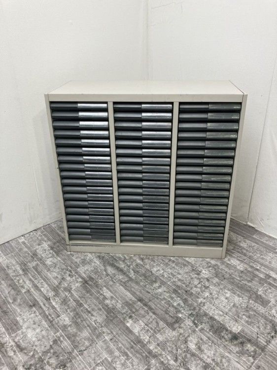 【中古品】コクヨ A4クリアケース書庫 グレー