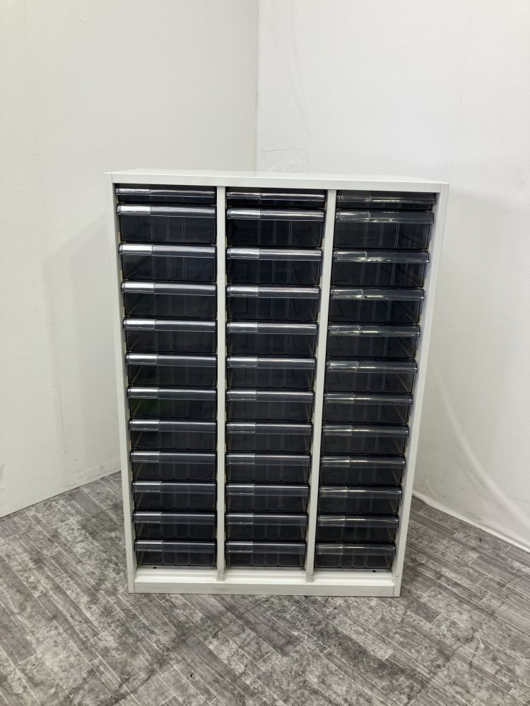 【中古品】オカムラ SAシリーズ A4クリアケース書庫 F505AD ZA75 ホワイト