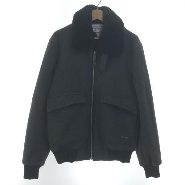 中古】OFF-WHITE ボアウールフライトジャケット M OMEA238F20FAB001