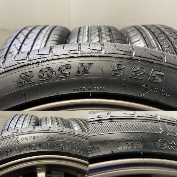 新品 2026年製【ROCKBLADE 215/45ZR18】夏タイヤ【BLEST EuroSport 