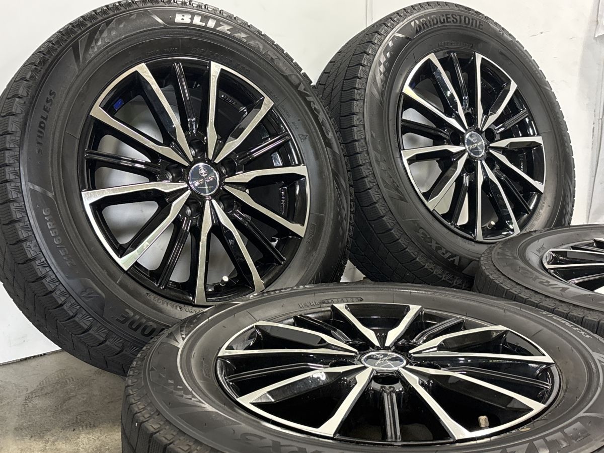 美品 バリ溝 VRZX3付】SMACK 16in 6.5J +38 PCD114.3 ブリヂストン
