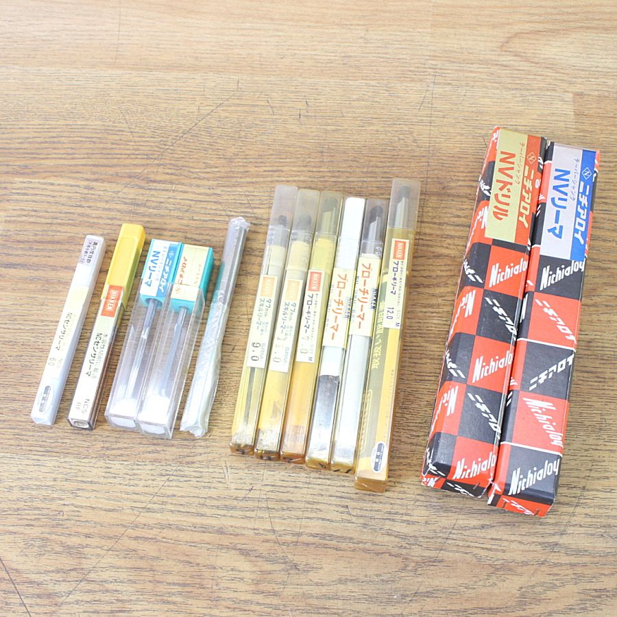 ニチアロイ/NIKKEN 6～12mmキリ番 リーマーまとめて ブローチ NVリーマ ドリル等