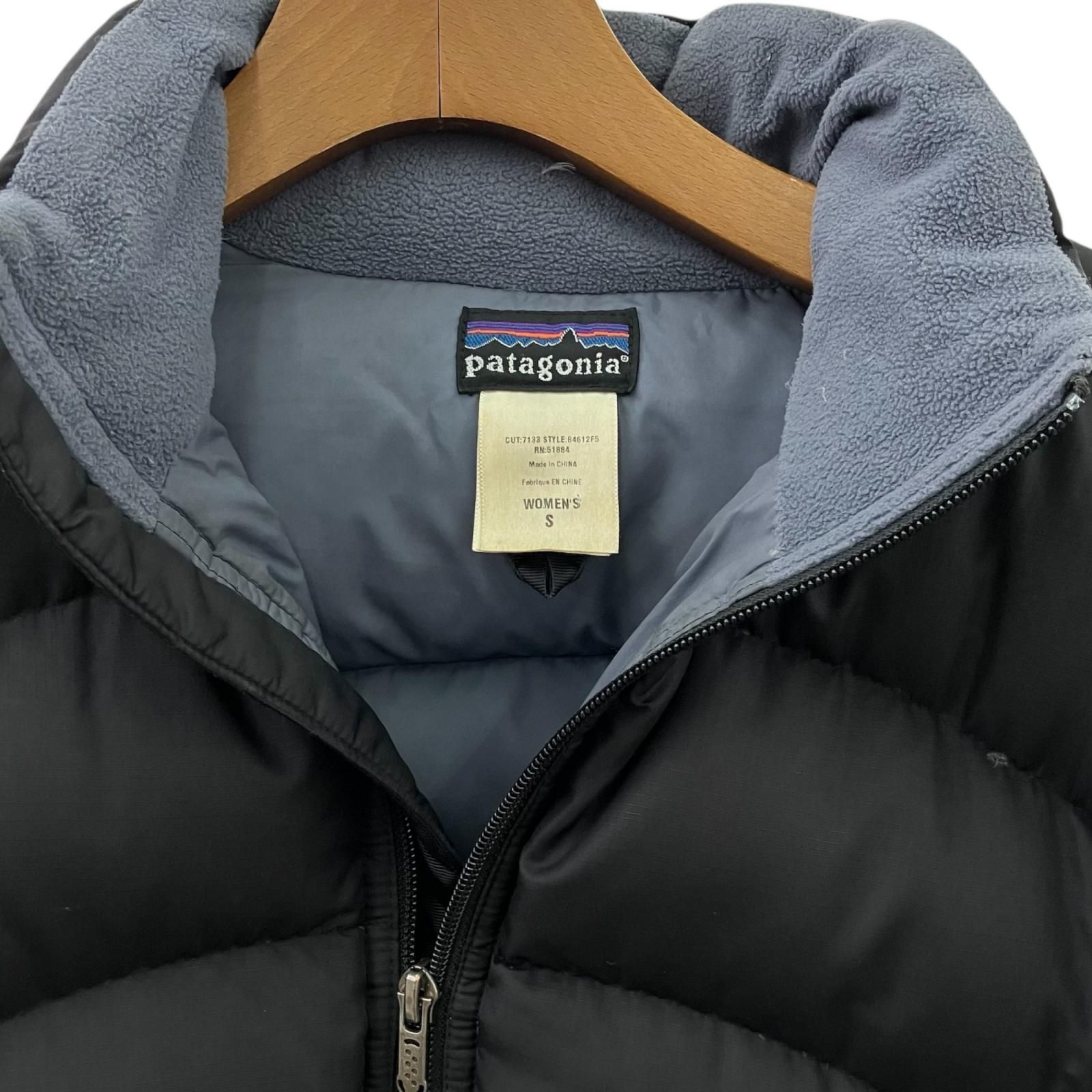 180053 現状品 patagonia パタゴニア ダウンジャケット ブラック S 