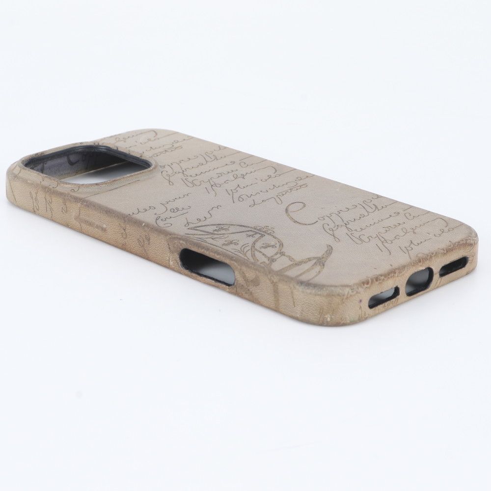 美品・付属品付✨ ベルルッティ iPhone14proケース カリグラフィー 美品 ベルルッティ カリグラフィ iPhone 14 Pro ケース ベージュ