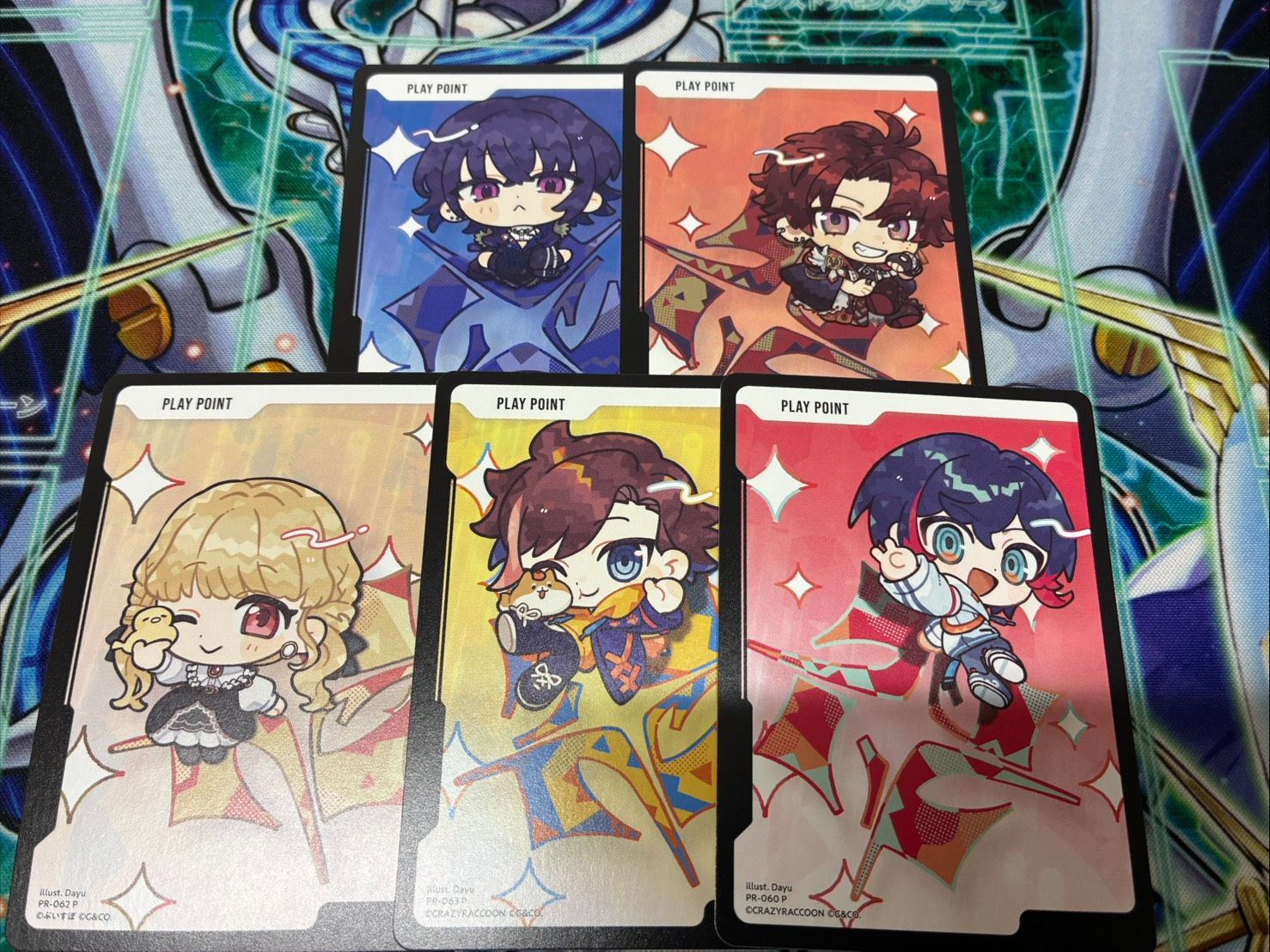 Xross Stars クロスタ7月プロモPRプレイポイント5種各1枚 - メルカリ